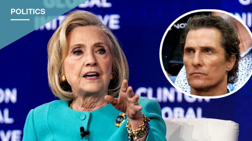 Hillary Clinton Rebukes Matthew McConaughey Over Push for Independent Candidates Hillary Clinton Rebukes Matthew McConaughey Over Push for Independent Candidates