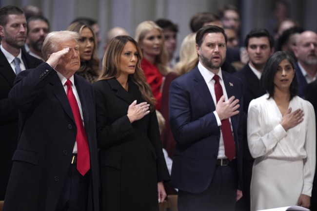 Trump and Vance’s Reactions to ‘Woke’ Sermon at National Prayer Service Are Priceless