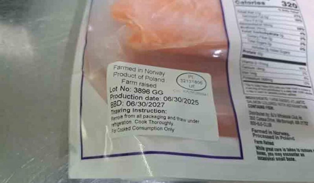Slade Gorton Recalls 1 Lot of Farm-Raised Atlantic Salmon at BJ’s