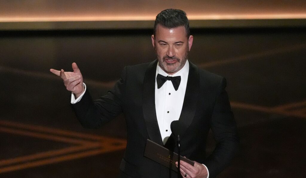 Kimmel Turns Oscars, Targets Melania, Compares Colbert to Victims