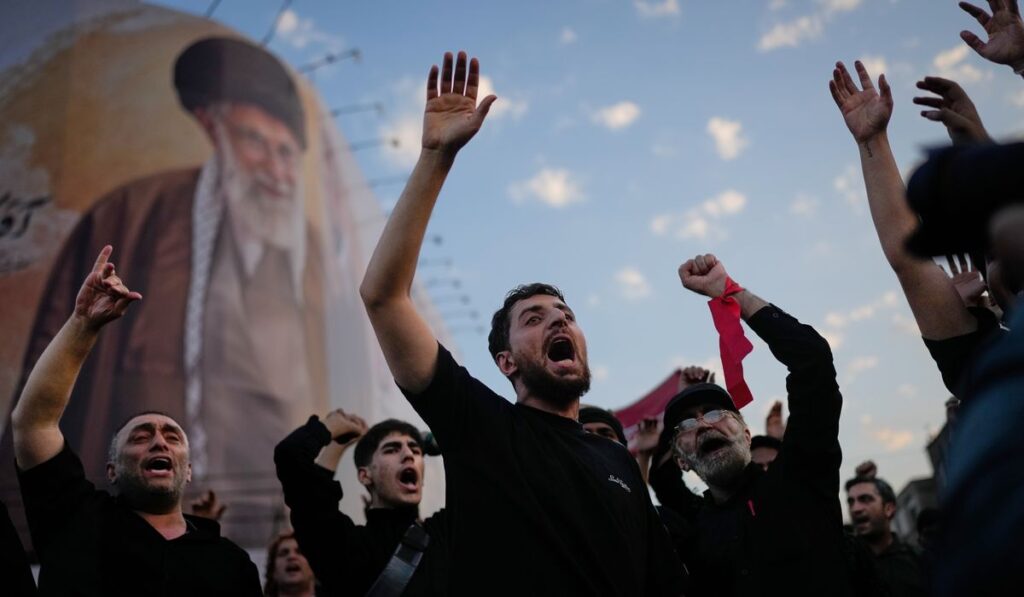 Mourners Flood Tehran for Funeral of Ayatollah Ali Khamenei