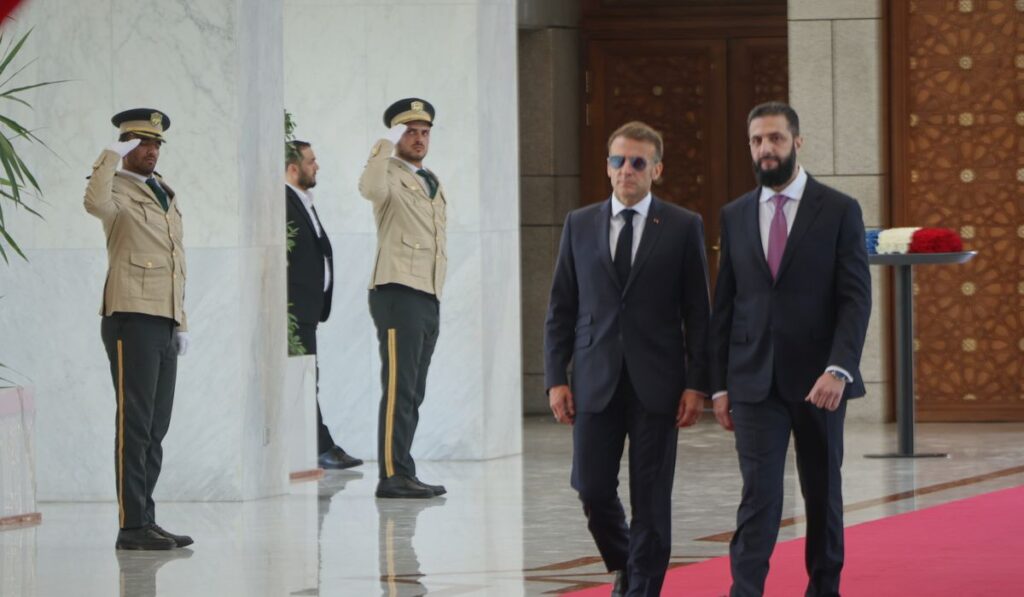 Explosions in Damascus Wound at Least 18 During Macron-Assad Meeting