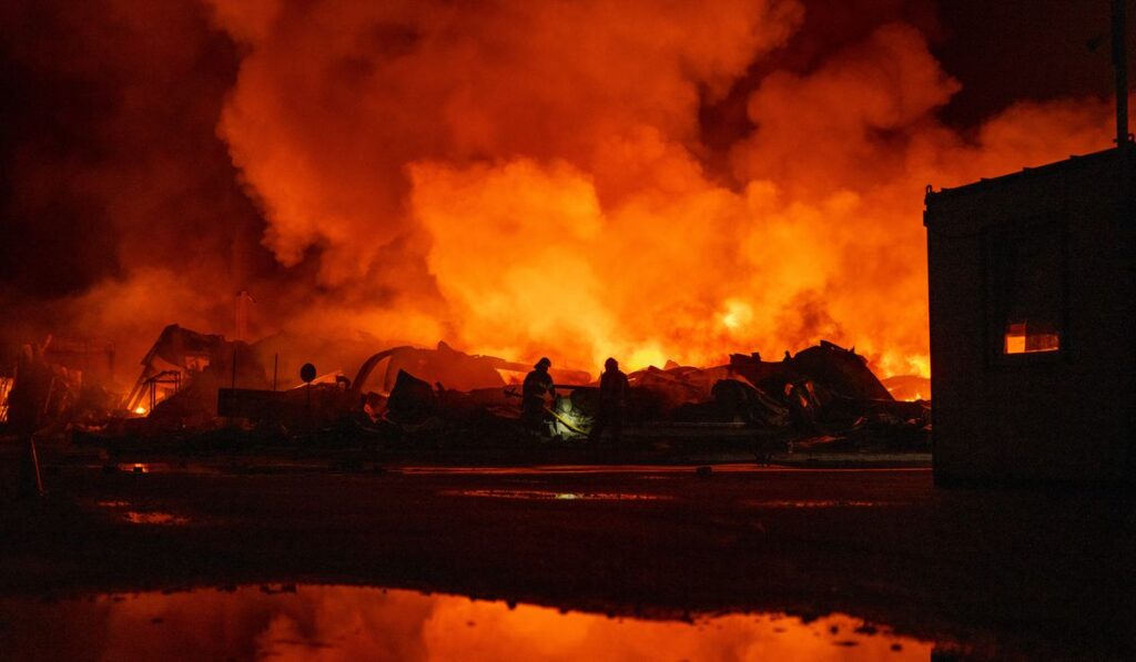 Ukrainian Drones Strike Ural Warehouse of Russia’s Biggest Retailer