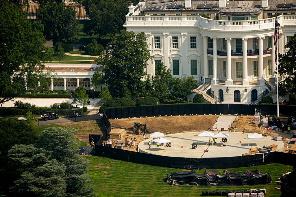 Supreme Court Temporarily OKs Trump’s White House Ballroom Build