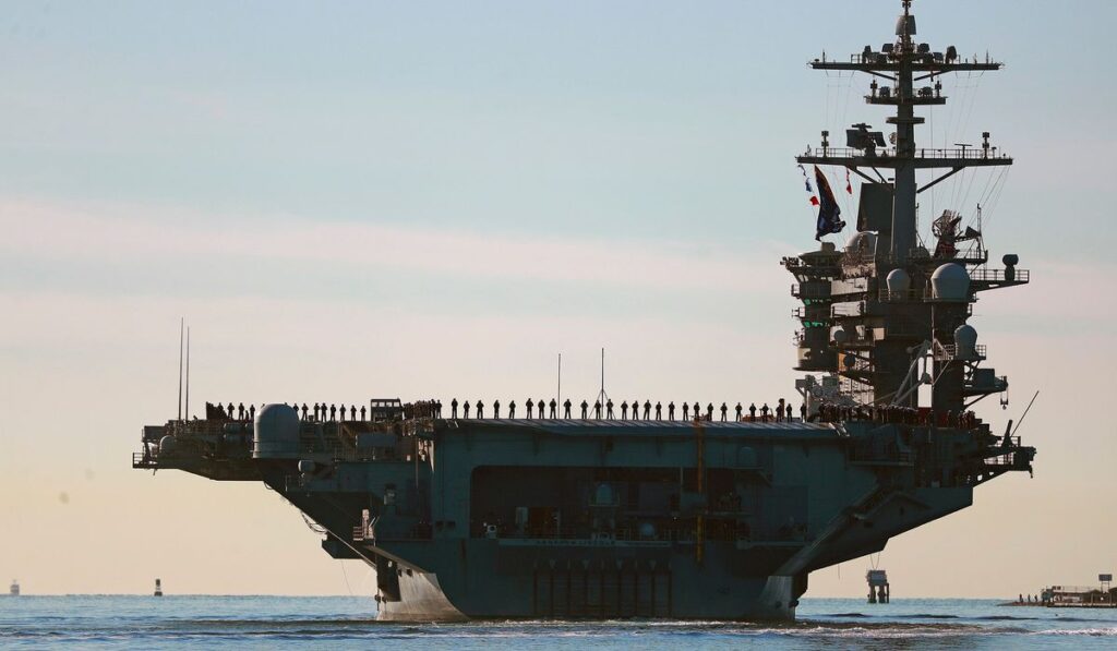 Adm. Brad Cooper Praises USS Abraham Lincoln, Promises 5,000 Aboard