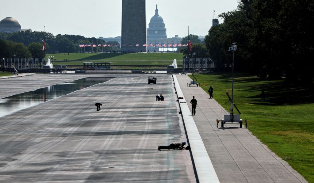 Trump Administration Pays $2.7M, 10 Weeks After $16M Reflecting Pool Overhaul