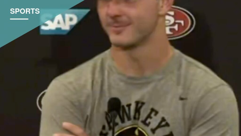 Brock Purdy Loses College Rivalry Bet, Wears Iowa Hawkeyes Gear to 49ers Press Conference