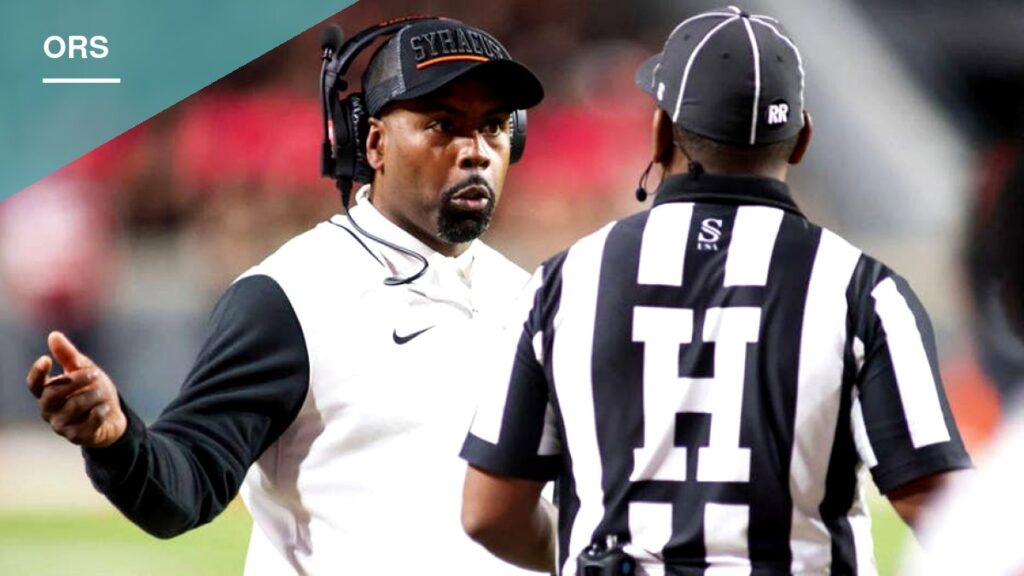 Syracuse Coach Fran Brown Draws Criticism for On-Field Confrontation With Referee