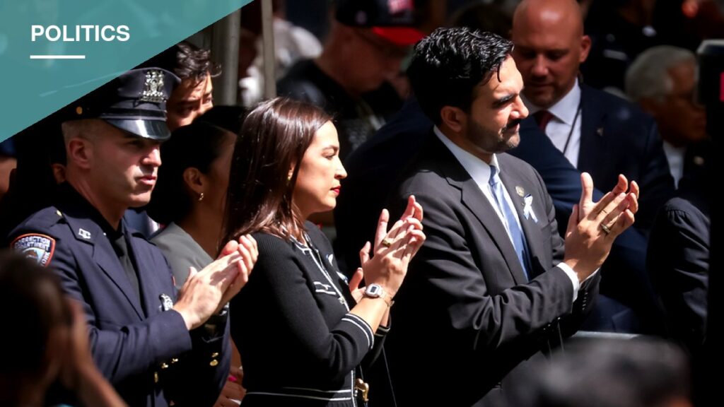 Video of Mamdani and Ocasio-Cortez Smiling at 9/11 Ceremony Draws Backlash, Denials of Wrongdoing Video of Mamdani and Ocasio-Cortez Smiling at 9/11 Ceremony Draws Backlash, Denials of Wrongdoing