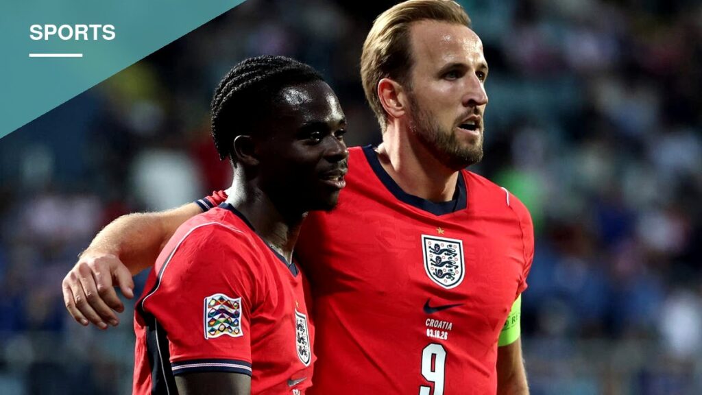 England Demolish Croatia 7-0 in Rijeka as Kane and Saka Both Score Twice