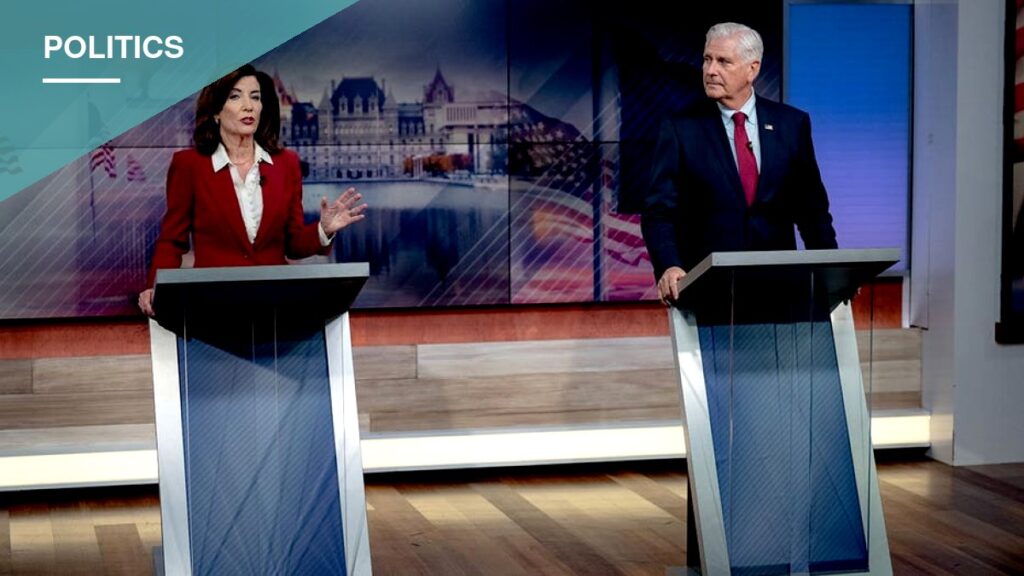 Hochul and Blakeman Clash Over ICE Shooting, Sanctuary Policy and Trump in Fiery Debate