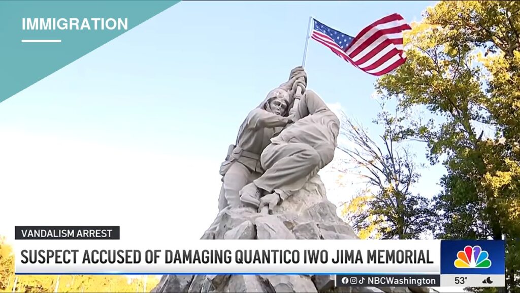 Illegal Immigrant With Expired DACA Status Charged in Sledgehammer Attack on Quantico Iwo Jima Statue Illegal Immigrant With Expired DACA Status Charged in Sledgehammer Attack on Quantico Iwo Jima Statue