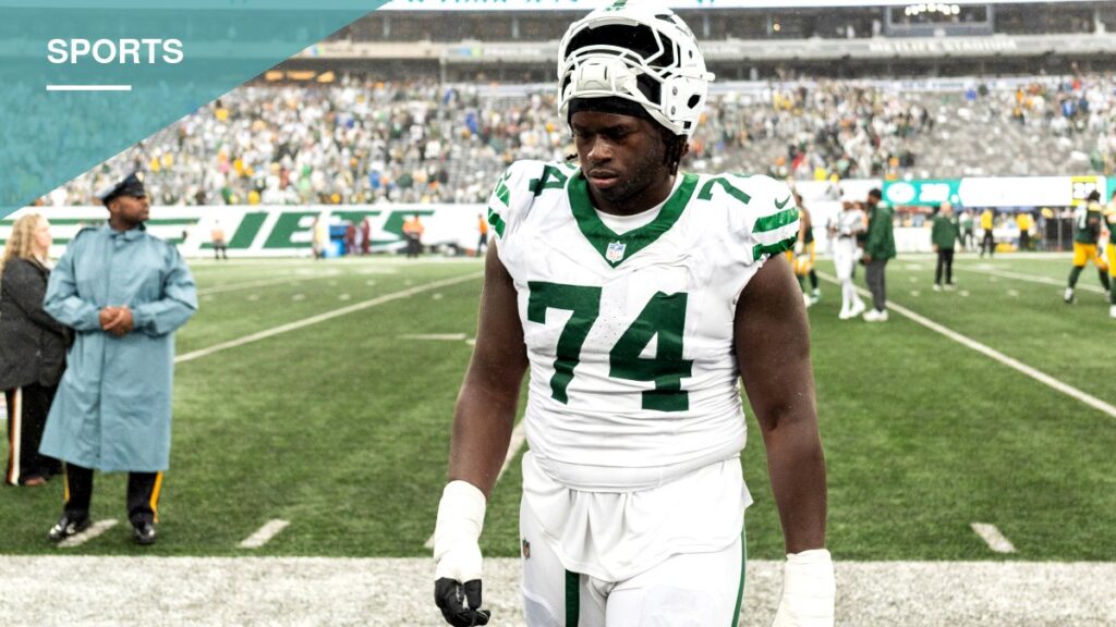 Jets Left Tackle Olu Fashanu Looks to Rebound Before Facing Bears in Chicago