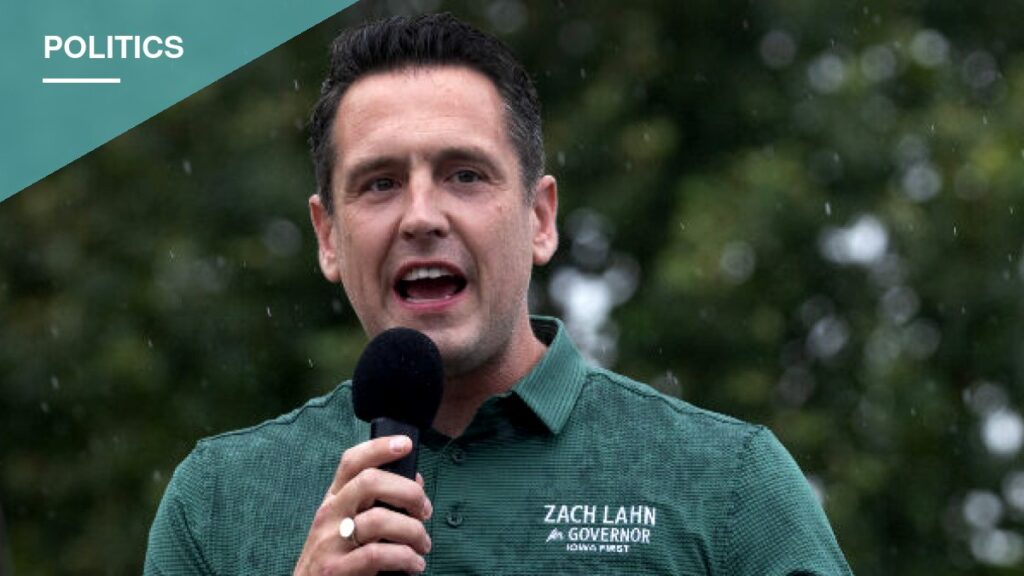Lahn Casts Iowa Governor's Race as Clash Over 'Culture' While Touting $15 Billion Steel Plant