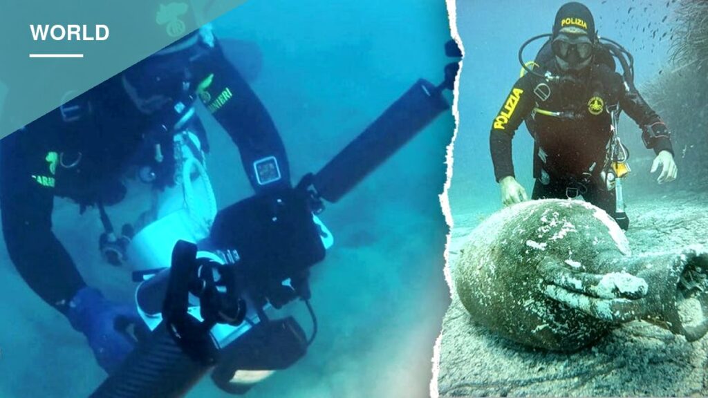 Olbia Police Divers Stumble on Roman-Era Artifacts During Routine Underwater Check